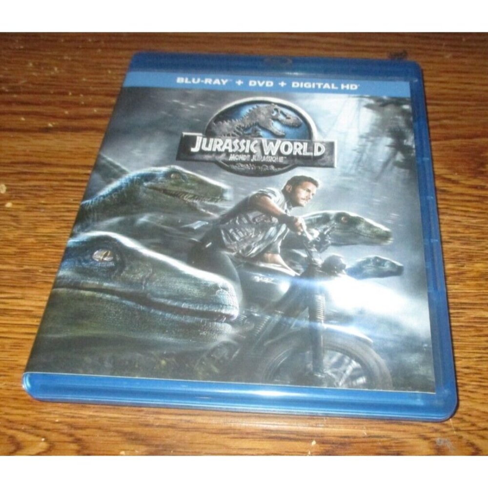 Jurassic World (Blu-ray/DVD, 2-Disc Set, 2015, Canadian)